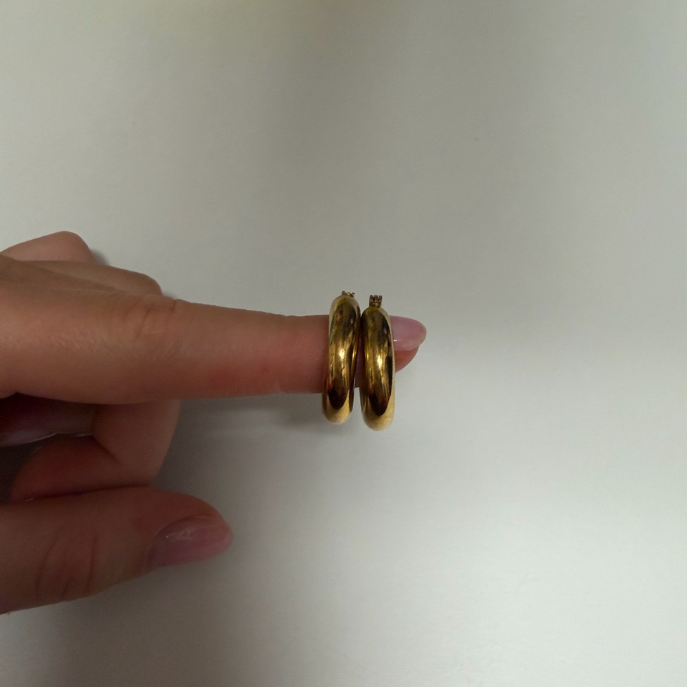 Elegant Gold Hoop Earrings